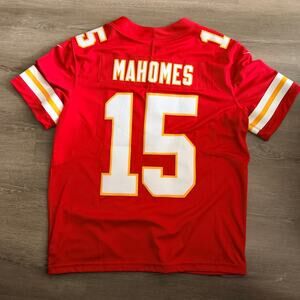 Patrick Mahomes Kansas City Chiefs Red Jersey Size Large Authentic NFL
